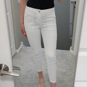 White cotton pants